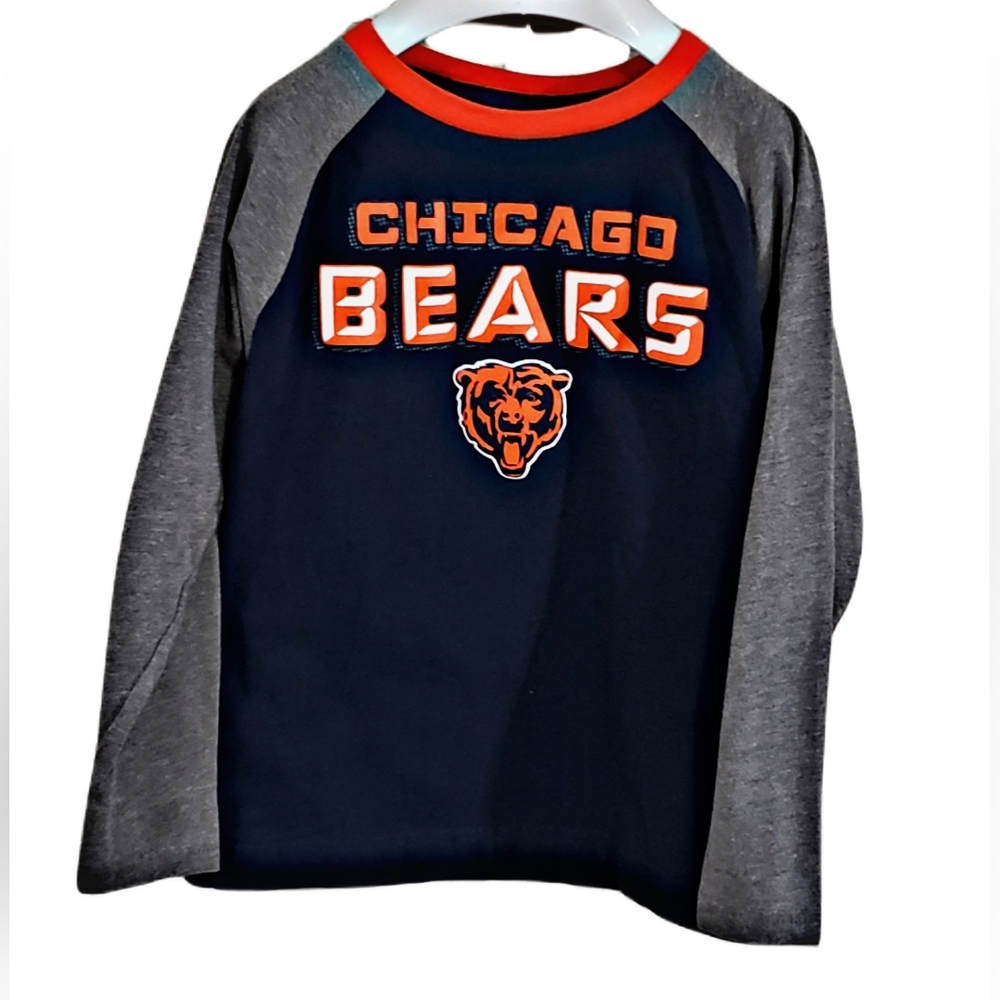 🤑Chicago Bears NFL Raglan Long Sleeve Tee